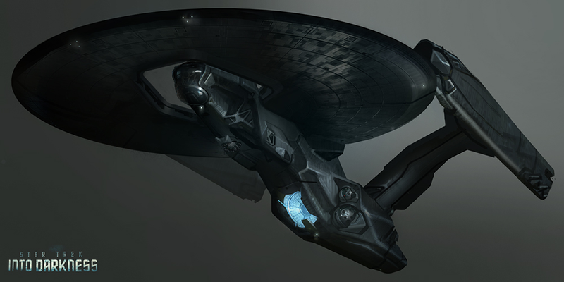 Illustration for article titled Stunning Star Trek Into Darkness concept art shows starships at war
